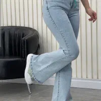 شلوار لی زنانه خارجی