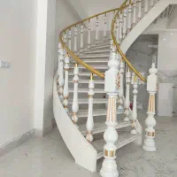 نرده استیل حفاظ پله|مصالح و تجهیزات ساختمان|سیرجان, |دیوار