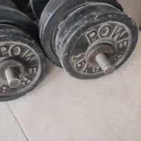 دمبل هفت کیلوی وهشت کیلو دستکش بوکس|تجهیزات ورزشی|زاهدان, |دیوار