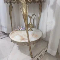 میزدوطبقه برنجی
