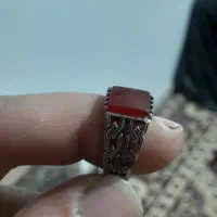 انگشتر  عقیق نقره