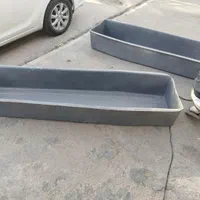 گلدان فایبرگلاس تابوت اتاق متوفی ایزوله کف استخر