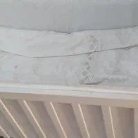 گهواره چوبی در حد نو|تخت و صندلی بچه|دزفول, |دیوار