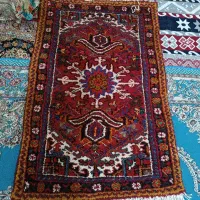 فرش زرنیم اندازه1در1.5است جنس عالی باپشم خوب