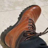 بوت چرم اصل برند شمس