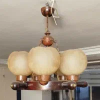 لوستر چوبی بی همتا