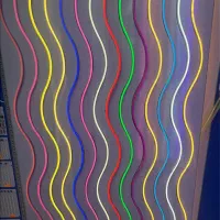 نئون رنگی / فول فالر / مولتی کالر|ریسه و چراغ تزئینی|اهواز, طالقانی|دیوار