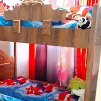 ۲عددروتختی و پرده ست اسپایدرمن