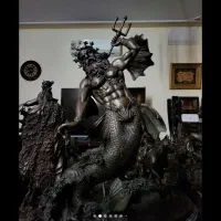 پادشاه دریا ۵۵سانتی هونگ مجسمه برنزی|مجسمه، تندیس، ماکت|تهران, اکباتان|دیوار