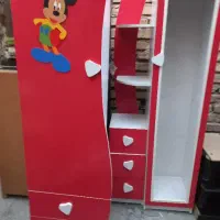 کمد بچه وبزرگ سال رنگ قرمز قشنگ
