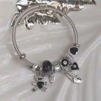 دستبند پاندورا مشکی