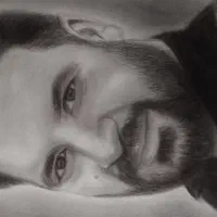 طراحی سیاه قلم|تابلو، نقاشی، عکس|اصفهان, شهرک کوثر|دیوار