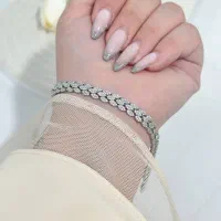 دستبند تنیسی نقره جواهری مدل اعیان کوبیک۰۱۳۶|بدلیجات|تبریز, |دیوار
