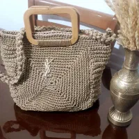 کیف مکرومه مجلسی و رافیا باتخفیف روز مادر|کیف، کفش، کمربند|همدان, |دیوار