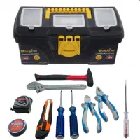 فروش فوری جعبه ابزار کامل با وسایل + متر و ..