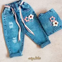 شلوار جین دخترانه بچگانه