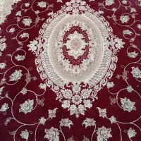 فرش۱۲متری جفت زرشکی سالم