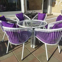 میز صندلی فلز باغی ویلایی مدل کارینا سایبان تاب|میز و صندلی غذاخوری|تهران, ازگل|دیوار