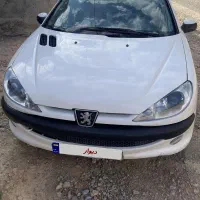 ۲۰۶مدل۸۷بی رنگ شاسی سالم