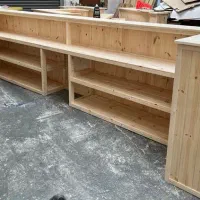 وسایل خانگی چوبی|جاکفشی، کمد، دراور|شادگان, |دیوار