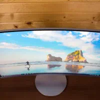 مانیتور منحنی 27 اینچ سامسونگ CF591 با اسپیکرسرخود|قطعات و لوازم جانبی رایانه|تهران, شهرک آپادانا|دیوار