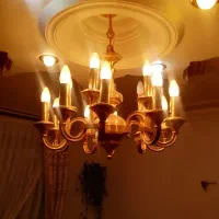 لوستر برنجی|لوستر و چراغ آویز|تهران, شهرک غرب|دیوار