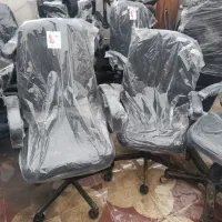 صندلی راحتی پارچه ای جکدار چرخدار طبی کنفرانس تکی