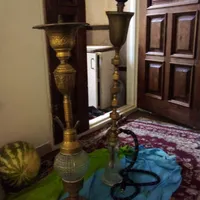 قلیان برنجی قدیمی