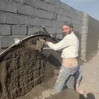 سیمان کاری  با دستگاه وطراحی دلخواه شما|خدمات پیشه و مهارت|مشهد, چهارچشمه|دیوار