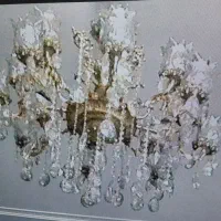 لوستر ۸ شاخه دوتایی زیبا و عالی