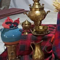 سرویس سماور ذغالی آنتیک