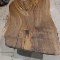 میز ناهارخوری ۶ نفره چوب گردو یک تیکه
