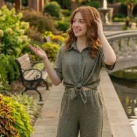 بلوز گره ای دخترانه