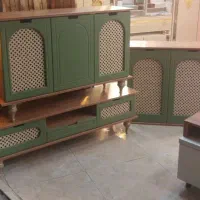 اینه کنسول میز تی وی|مبلمان خانگی و میز عسلی|ساوه, |دیوار