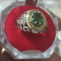 انگشتر زمرد دست ساز