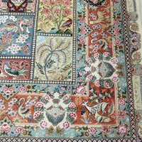 جفت 12متری دستباف طرح خشتی|فرش|کاشمر, |دیوار