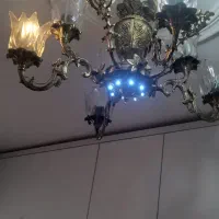 ۱ عدد لوستر برنز ۴ شاخه