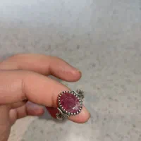 انگشتر یاقوت اصل با نقره عیاربالا،مناسب هدیه|جواهرات|همدان, |دیوار