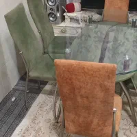 میز غذا خوری شش نفر در حد