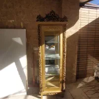 دکور،ویتریت شیشه ای طلایی مخصوص پذیرایی|بوفه، ویترین، کنسول|شهرکرد, |دیوار