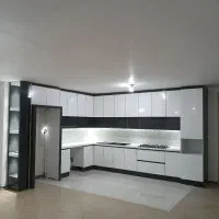 کابینت کمد دیواری تیوی وال لاین نوری