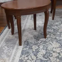 مبلمان استیل۹ نفره چوب گردو در حد نو|مبلمان خانگی و میز عسلی|اهواز, شهرک نفت|دیوار