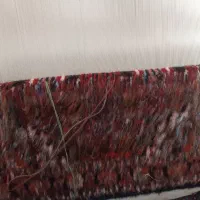 فرش نیمه کاره پشتی