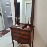 میز کنسول اینه دراور اینه شمعدان مناسب عروس