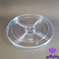 ظرف کریستالی دایره‌ای بسته‌بندی خشکبار و زعفران|ظروف سرو و پذیرایی|تهران, بازار|دیوار