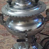 سماور‌برقی‌تمام‌برنجی‌قدیمی