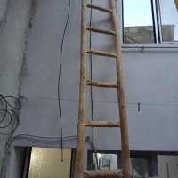 پله چوبی ۳ متر و نیم ، تمیز|ابزارآلات|کرمانشاه, |دیوار