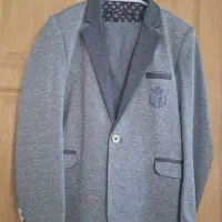 کت تک و شلوار ست پسرانه تقریبا ۱۰ تا ۱۲ سال