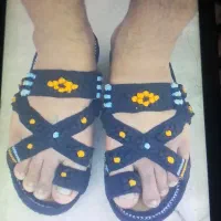 دمپایی دست بافت