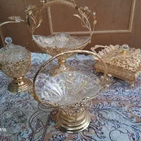 رنگ ثابت آبکاری طلا|ظروف سرو و پذیرایی|خرم‌آباد, |دیوار